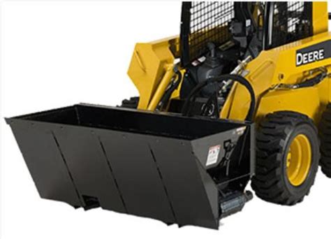 side discharge skid steer bucket|skid steer conveyor bucket.